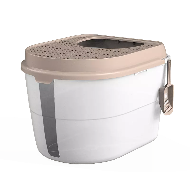Low price guaranteed quality self-cleaning cat litter box and square automatic cat litter box 