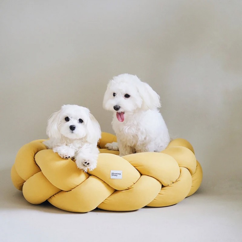 Thick plush mat dog kennel pet bed plush blanket winter warm cat kennel pet supplies 