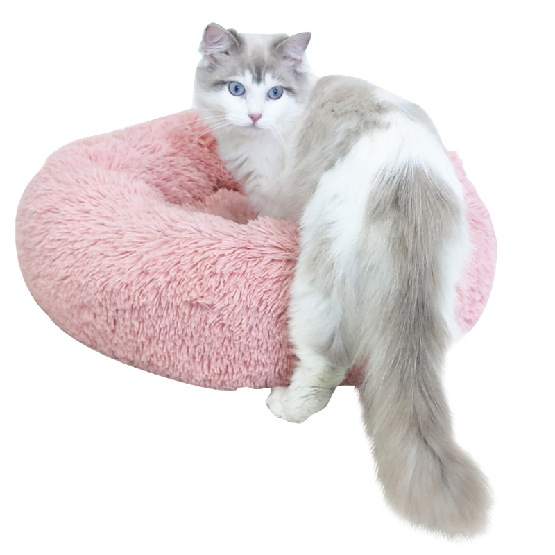 Puppy Dog Donut Bed Round Cat Bed 